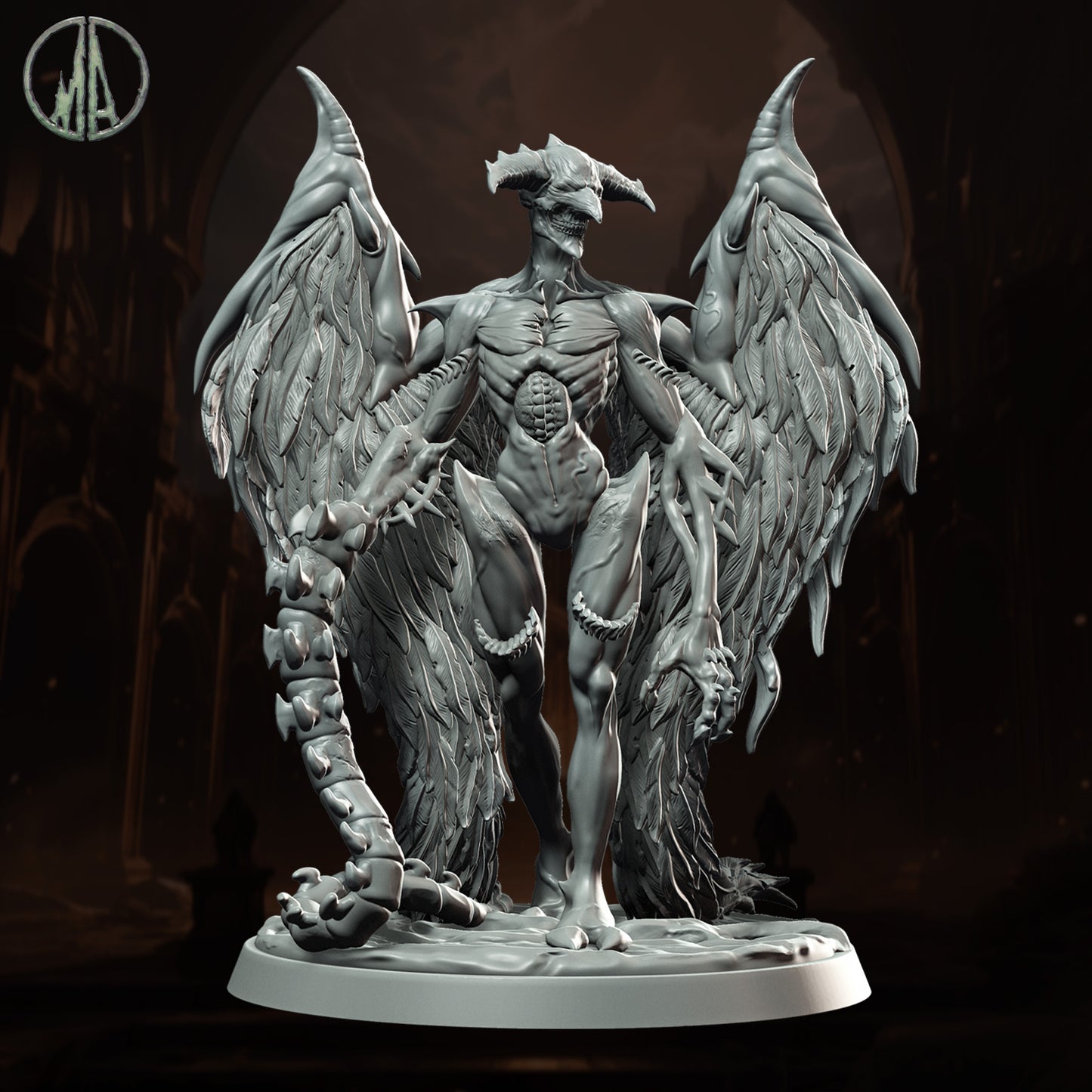Monolith Arts - Underworld Creatures - Aamon #1 - DnD/TTRPG Figure/Miniature