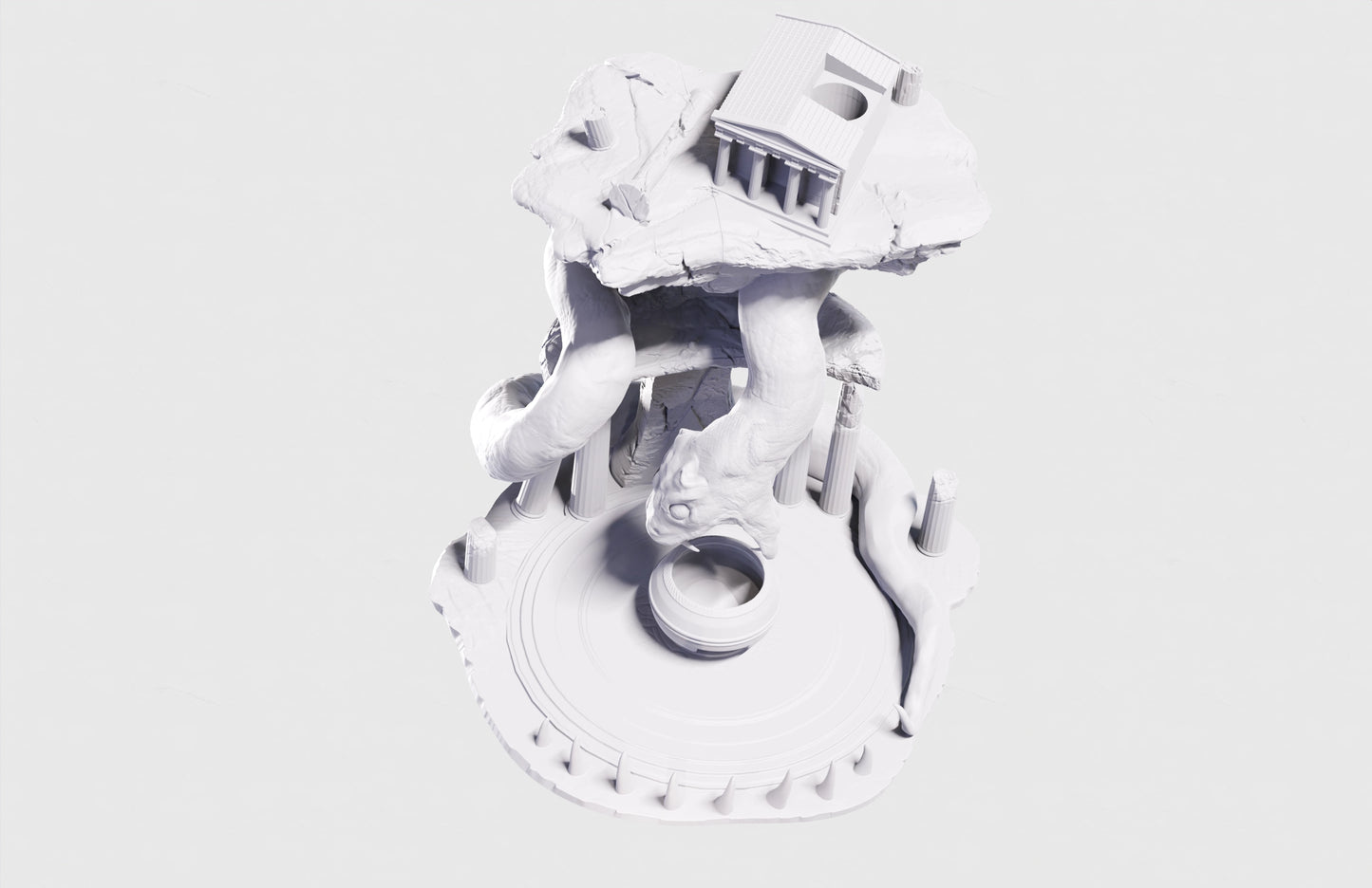 Possibly Cool Dice Tower - Athena - DnD/TTRPG/Roleplaying/Wargames