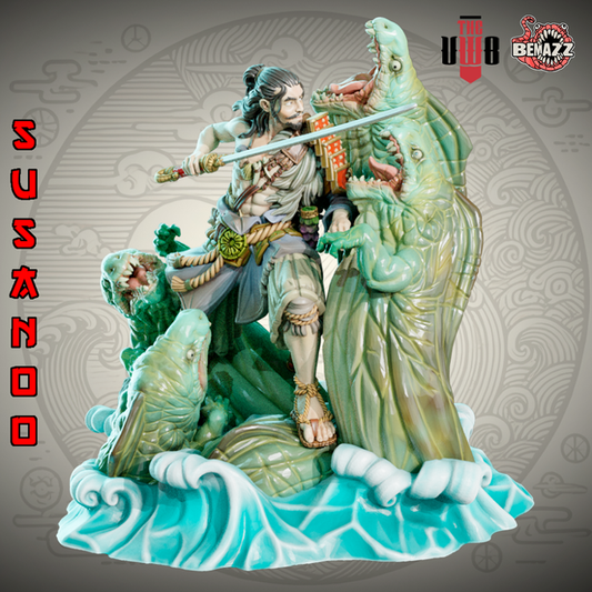 Bemazz Miniatures - Japanese Gods Vol.1 - Susanoo - 75/120mm Pin Up/Figure/Model/Diorama