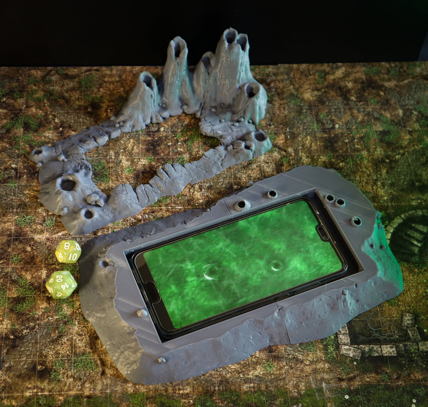 Calling Portals - Acid Lake - Animated TTRPG/DnD/Pathfinder Terrain