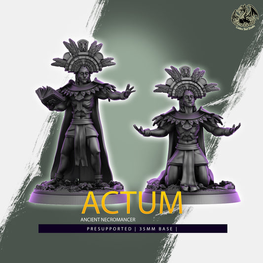 Golden Thief Studio - Actum, Ancient Necromancer - DnD/TTRPG Figure/Miniature