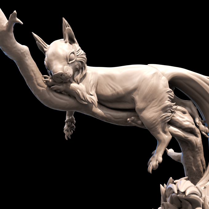 Fredrik Rosado - Valhalla - Ratatoskr - 75mm Pin Up/Figure/Model/Diorama