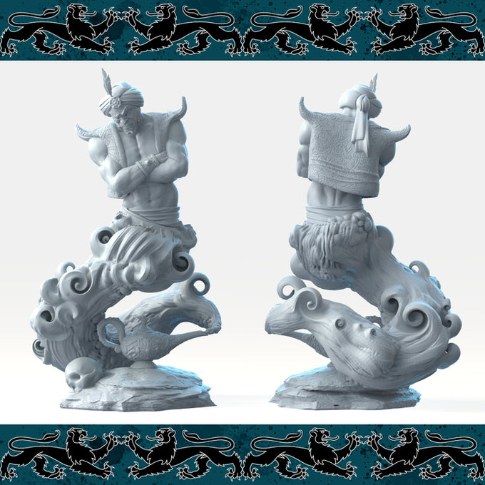 Brayan Nafarrate - Bestiary #2 - Djinni - DnD/TTRPG Figure/Miniature