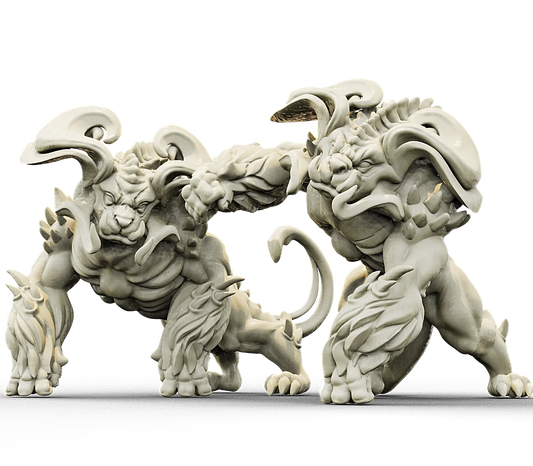 Brayan Nafarrate - Bestiary #4 - Duskpaw #2 - DnD/TTRPG Figure/Miniature