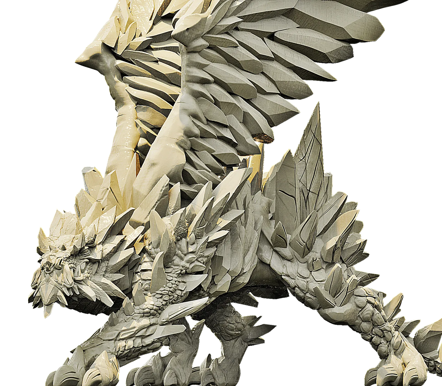 Brayan Nafarrate - Bestiary #4 - White Dragon #1 - DnD/TTRPG Figure/Miniature