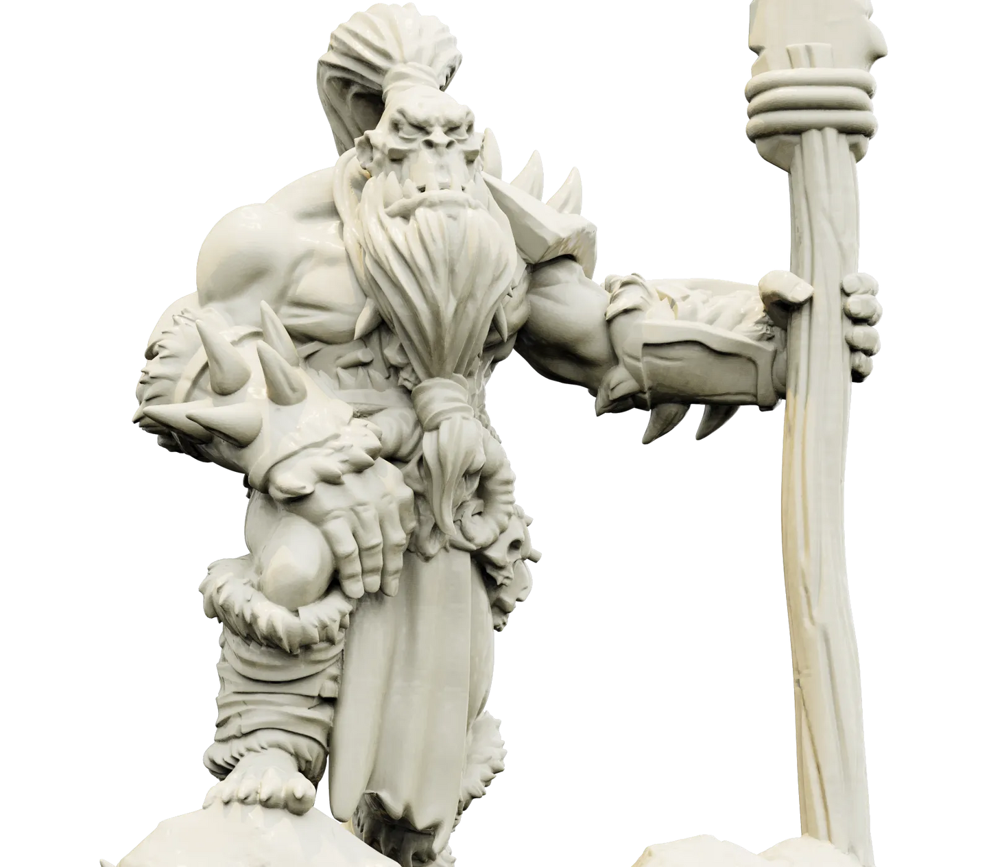 Brayan Nafarrate - Bestiary #4 - Orc Male #3 - DnD/TTRPG Figure/Miniature