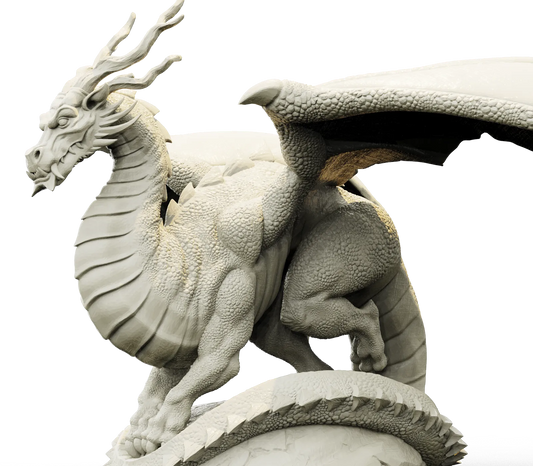 Brayan Nafarrate - Bestiary #4 - Green Dragon - DnD/TTRPG Figure/Miniature
