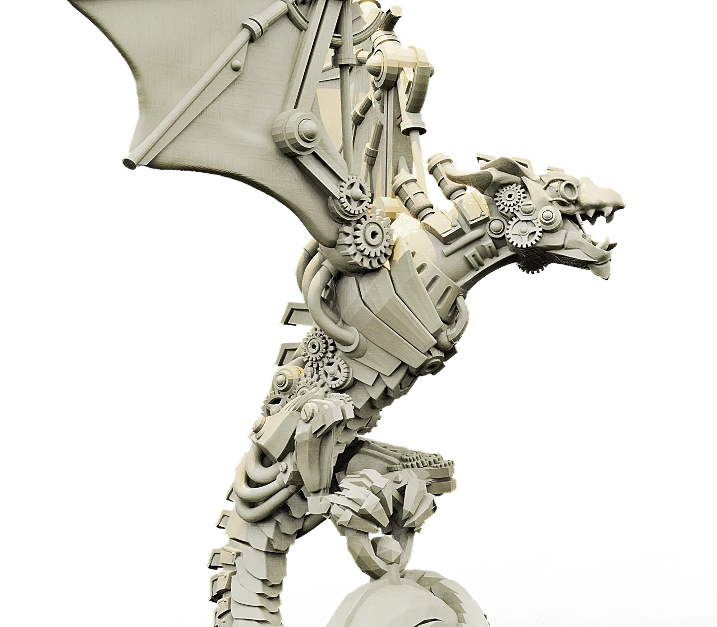 Brayan Nafarrate - Bestiary #4 - Clockwork Dragon - DnD/TTRPG Figure/Miniature