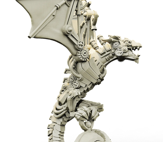 Brayan Nafarrate - Bestiary #4 - Clockwork Dragon - DnD/TTRPG Figure/Miniature