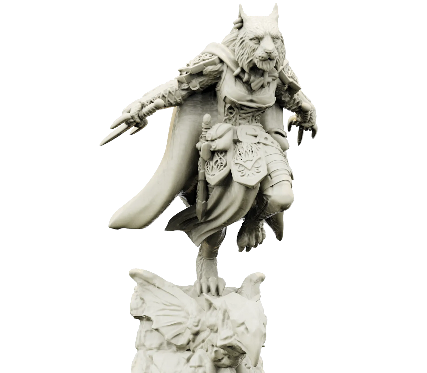 Brayan Nafarrate - Bestiary #4 - Tigerfolk Female #3 - DnD/TTRPG Figure/Miniature