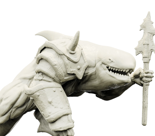 Brayan Nafarrate - Bestiary #4 - Killer Whalekin #3 - DnD/TTRPG Figure/Miniature