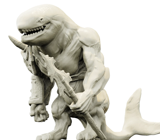 Brayan Nafarrate - Bestiary #4 - Killer Whalekin #2 - DnD/TTRPG Figure/Miniature
