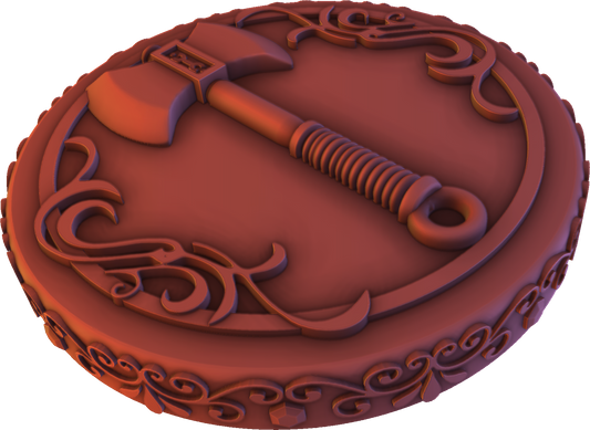 Crosslances - Dice Holder - Barbarian - DnD/TTRPG/Roleplaying/Wargames