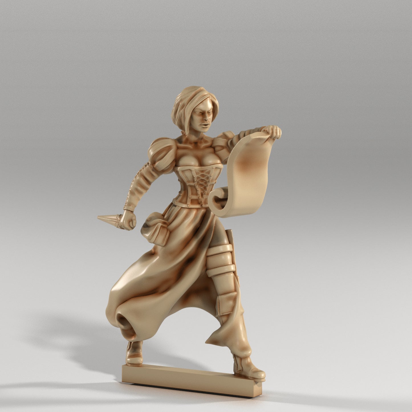 Medusa Miniatures - Adventurers - Sorceress - DnD/TTRPG/Roleplaying/Wargames