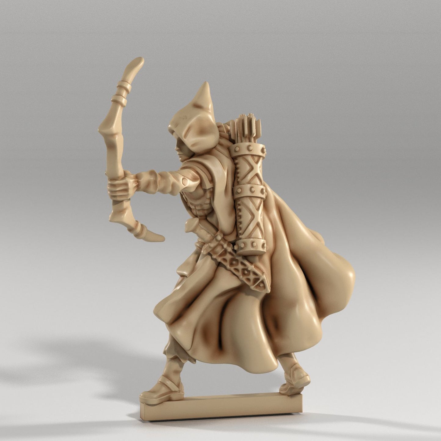 Medusa Miniatures - Adventurers - Elf Ranger - DnD/TTRPG/Roleplaying/Wargames