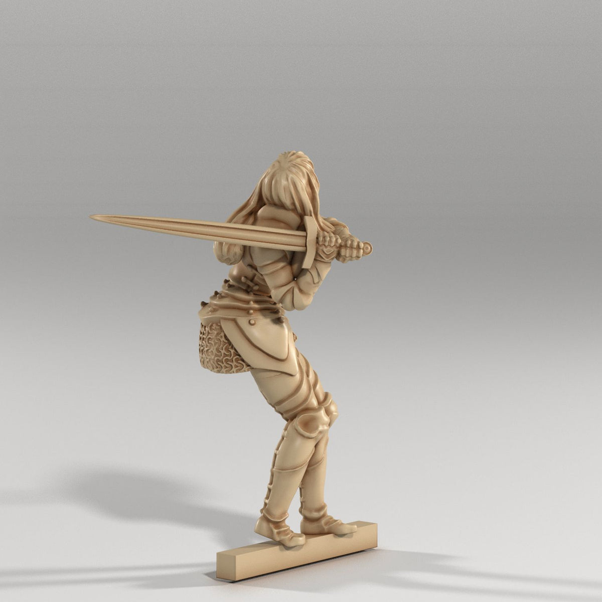 Medusa Miniatures - Adventurers - Fighter Female - DnD/TTRPG/Roleplaying/Wargames