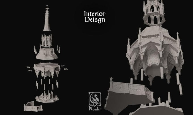 Mata's Miniature Wonder - Crimson Spire - DnD/TTRPG/Roleplaying/Wargames
