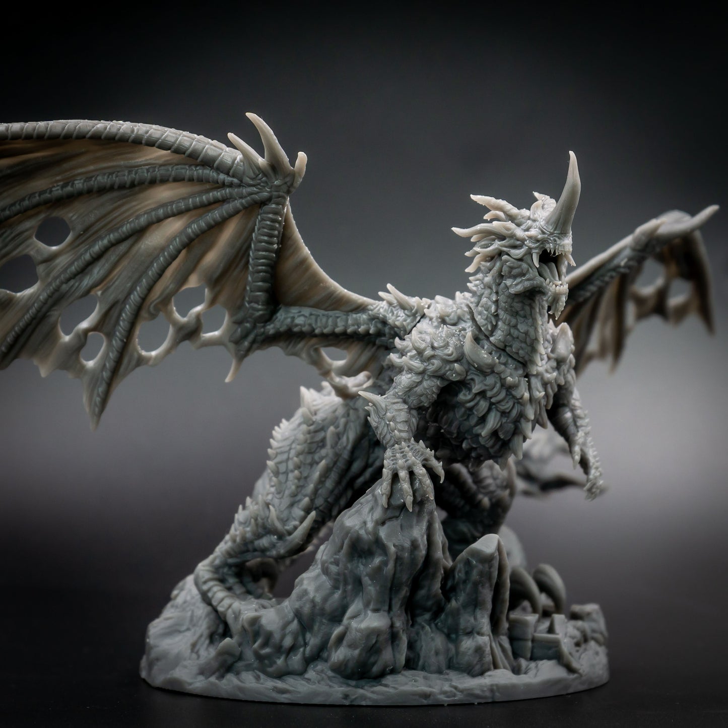Aether & Alchemist - Blue Dragon - DnD/TTRPG Figure/Miniature - Helios3DPrinting