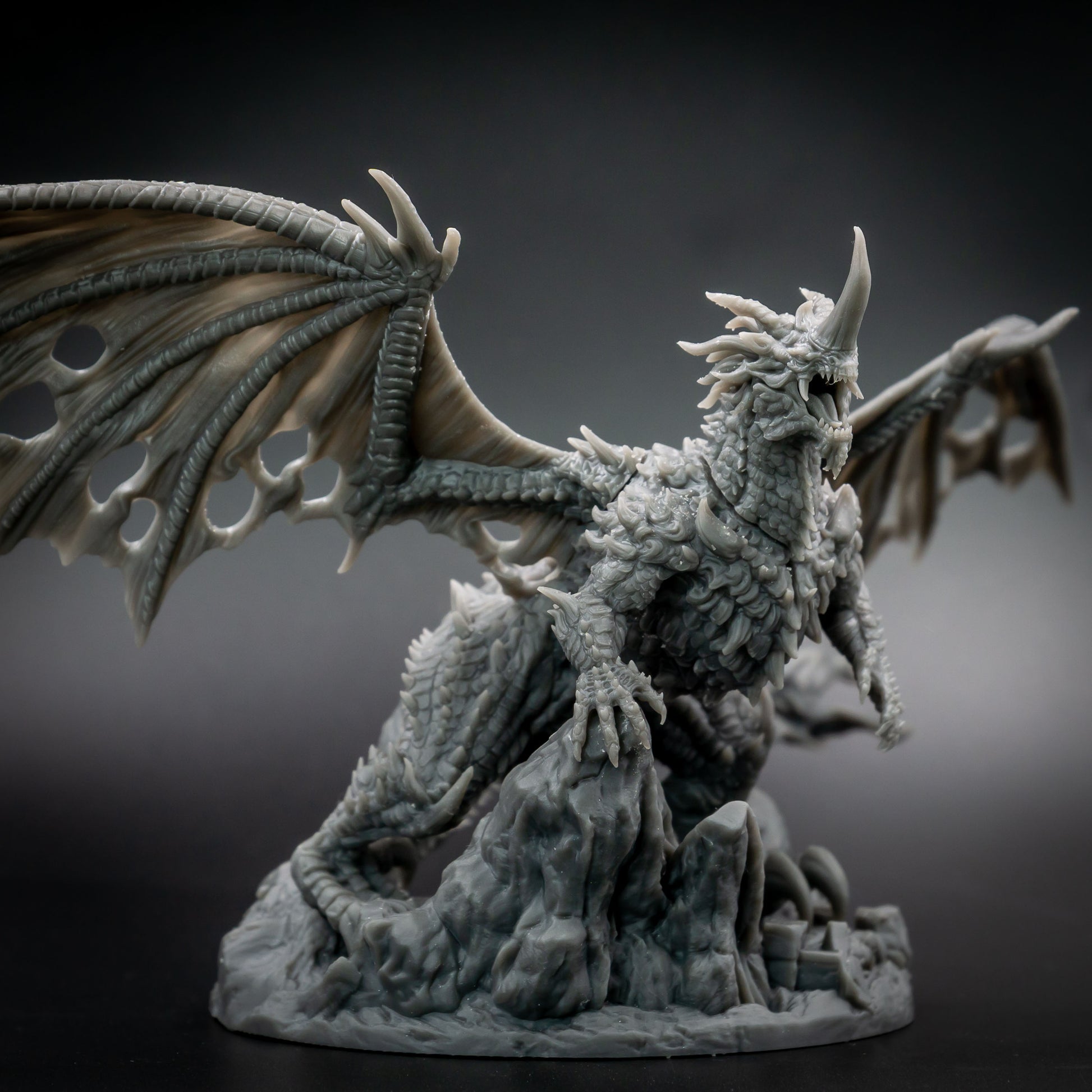 Aether & Alchemist - Blue Dragon - DnD/TTRPG Figure/Miniature - Helios3DPrinting