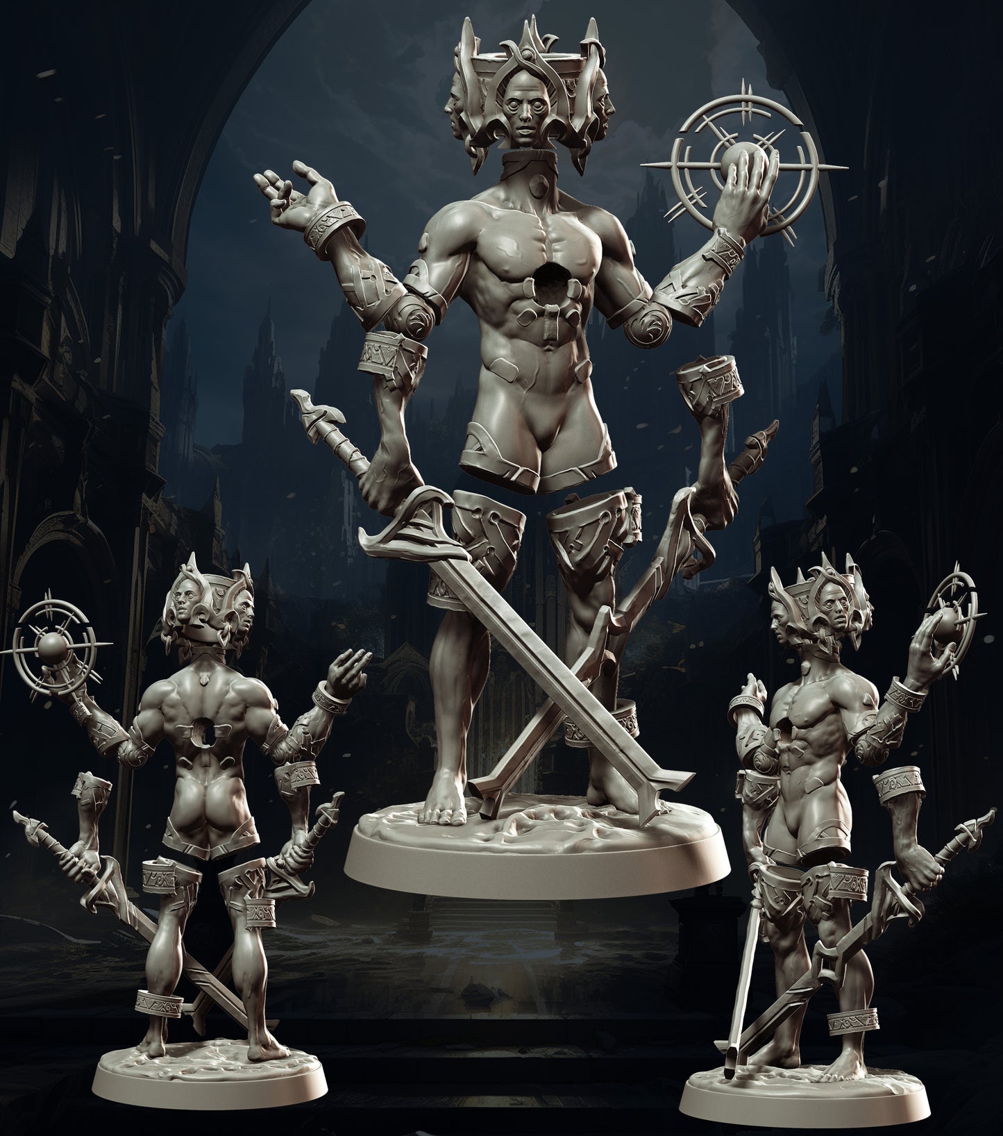 Monolith Arts - Ancient Creators - Aetherius - 120mm Pin Up/Figure/Model/Diorama