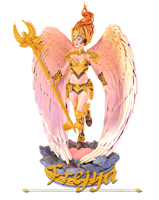 Jugglers Miniatures - Frejya the Armoured Angel - 75mm Pin Up/Figure/Model/Diorama