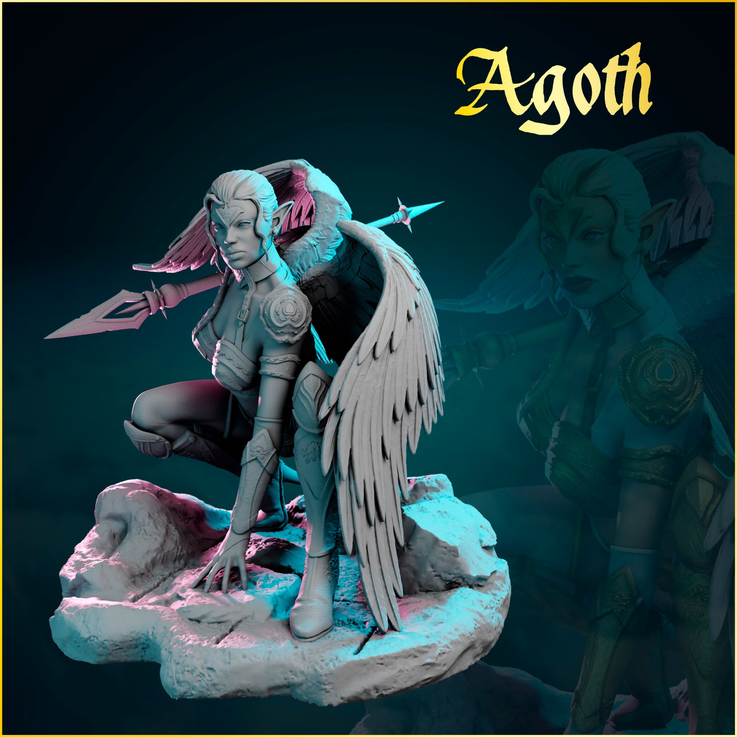 Gilmore Studio - Chaos Ladies #2 - Agoth - 75/150mm Pin Up/Figure/Model/Diorama