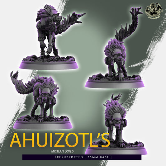 Golden Thief Studio - Ahuizotl's Mictlan Dogs - DnD/TTRPG Figure/Miniature