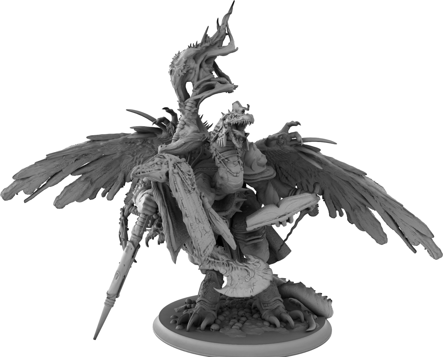 Z Kino - Bone Manuscript Demon - 75mm Pin Up/Figure/Model/Diorama