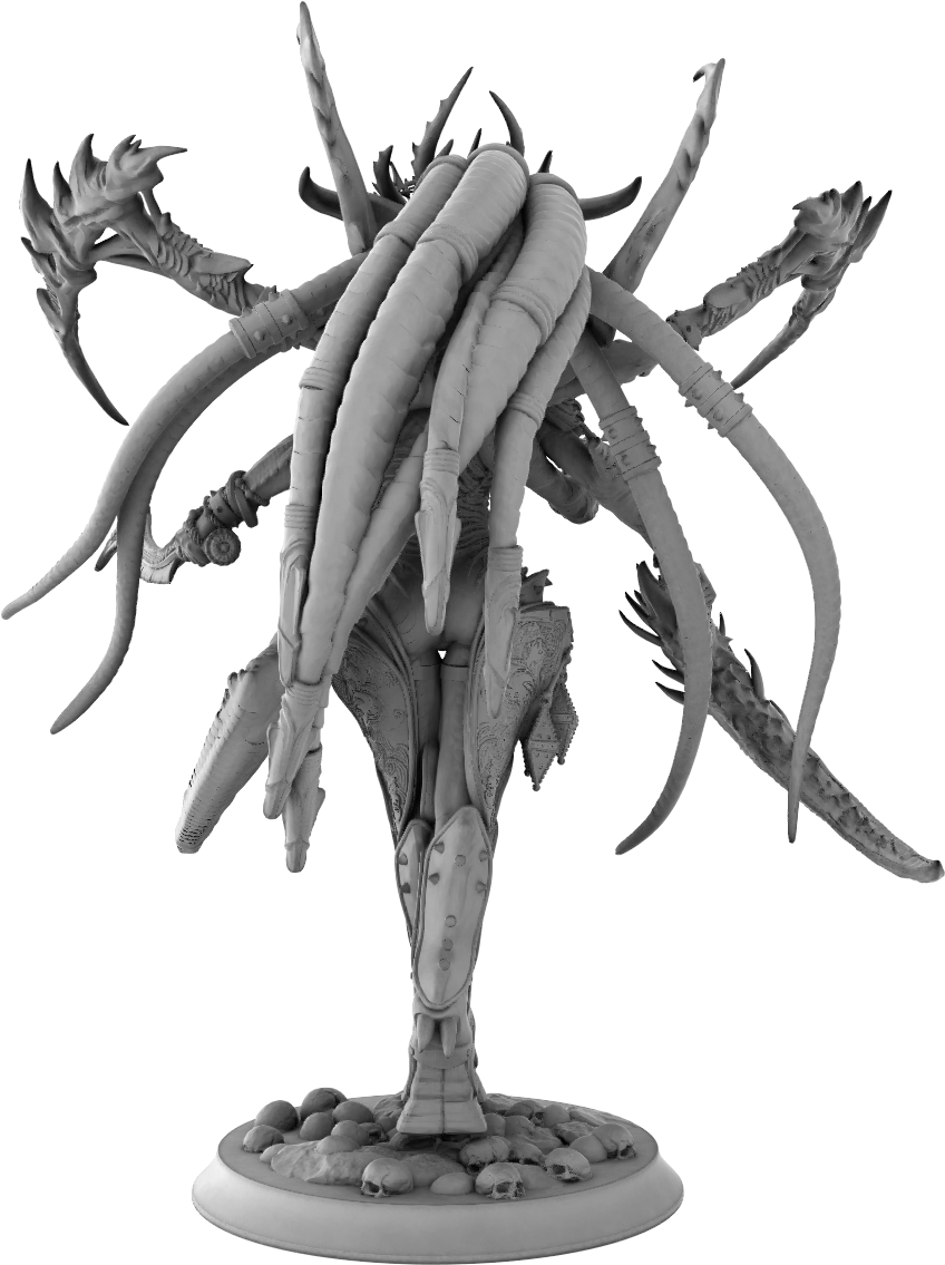 Z Kino - Slaanesh - 75mm Pin Up/Figure/Model/Diorama