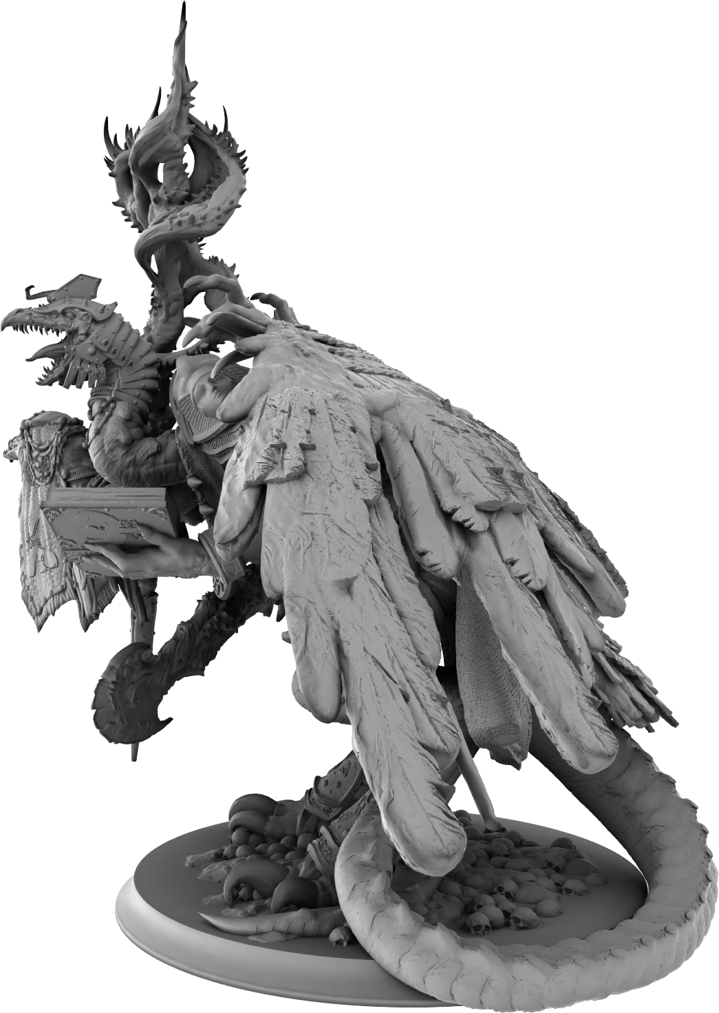 Z Kino - Bone Manuscript Demon - 75mm Pin Up/Figure/Model/Diorama