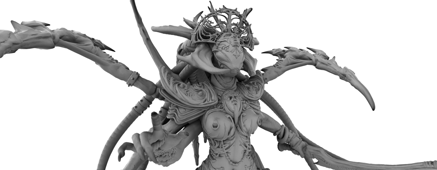 Z Kino - Slaanesh - 75mm Pin Up/Figure/Model/Diorama