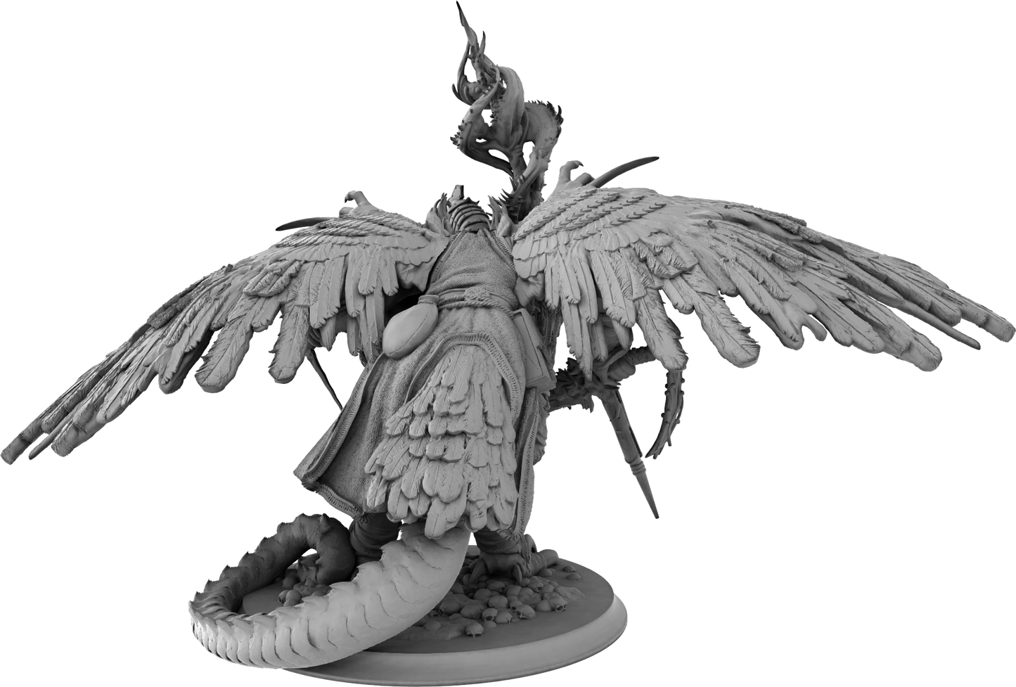 Z Kino - Bone Manuscript Demon - 75mm Pin Up/Figure/Model/Diorama