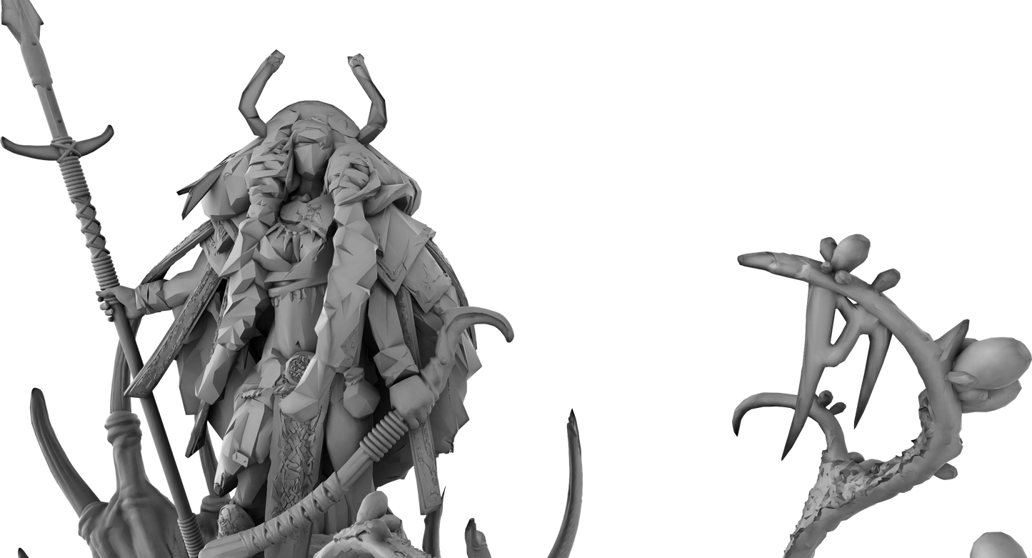 Z Kino - Dragon Hunter - 75mm Pin Up/Figure/Model/Diorama