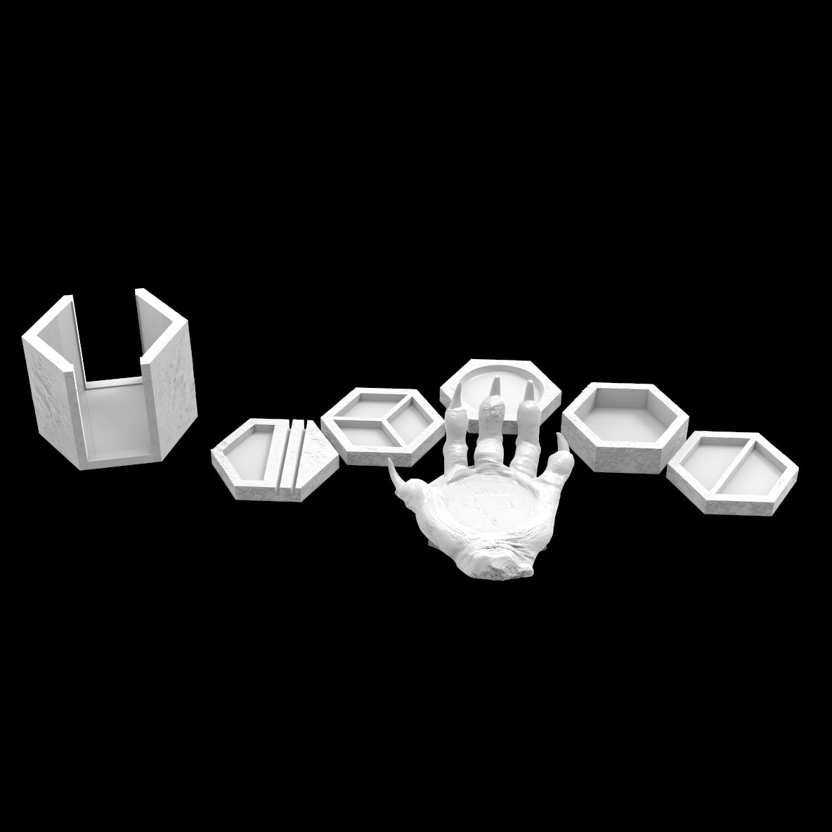 Possibly Cool Coasters - Necromancer - DnD/TTRPG/Roleplaying/Wargames