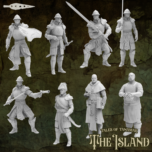 Skadi Studios - The Island - Town Guards - DnD/TTRPG Figure/Miniature