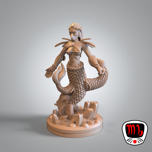 Mojibake - Battle for Genbushan - Amabie - DnD/TTRPG Figure/Miniature