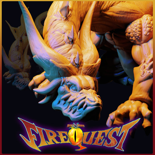 Lance Wilkinson - Fire Quest -  Ancient Dragon - 101/200mm DnD/TTRPG Figure/Miniature