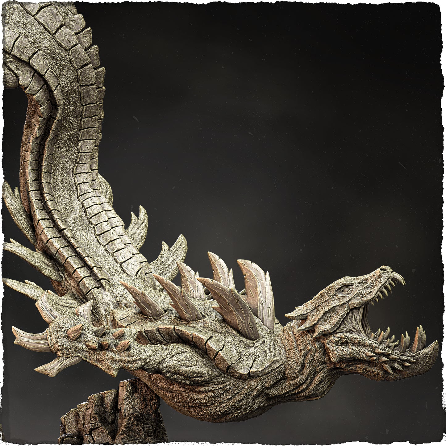Evox Arts - Hunter's Guild - Ancient Leviathan - DnD/TTRPG Figure/Miniature