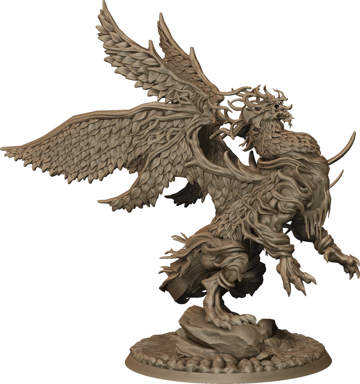 Monolith Arts - Whispering Forest II - Ancient Dragon #2 - DnD/TTRPG Figure/Miniature