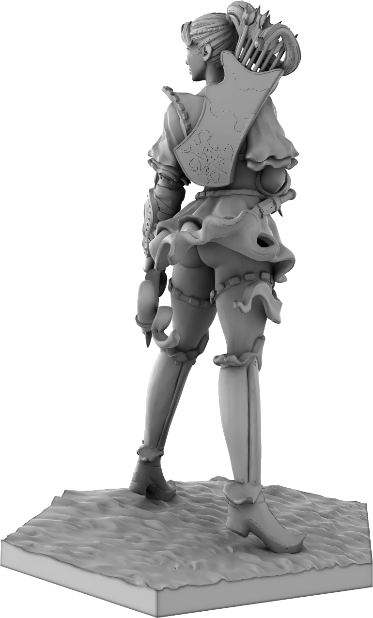 Ounce Art - Invicta Rati - Anu - 75/120mm Pin Up/Figure/Model/Diorama