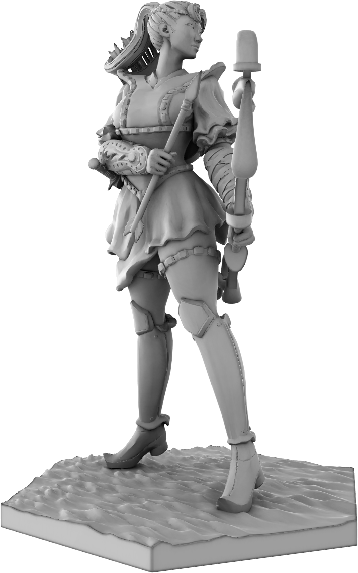 Ounce Art - Invicta Rati - Anu - 75/120mm Pin Up/Figure/Model/Diorama