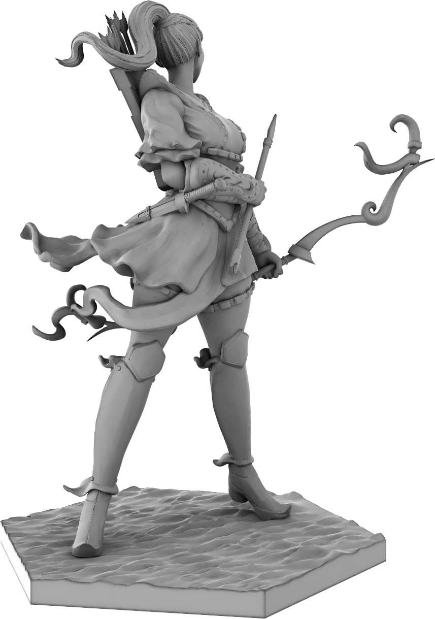 Ounce Art - Invicta Rati - Anu - 75/120mm Pin Up/Figure/Model/Diorama