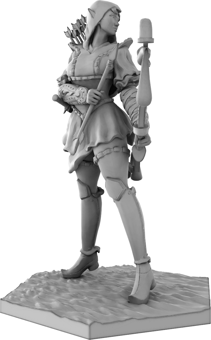 Ounce Art - Invicta Rati - Anu - 75/120mm Pin Up/Figure/Model/Diorama