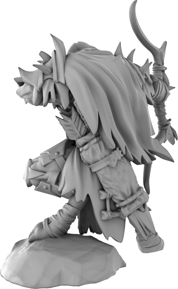 Brayan Nafarrate - Gnoll Archer #2 - DnD/TTRPG Figure/Miniature