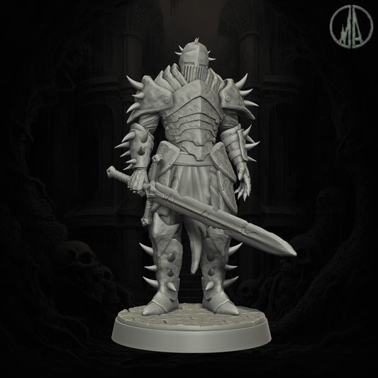 Monolith Arts - Echoes of the Void - Armored Warrior - DnD/TTRPG Figure/Miniature