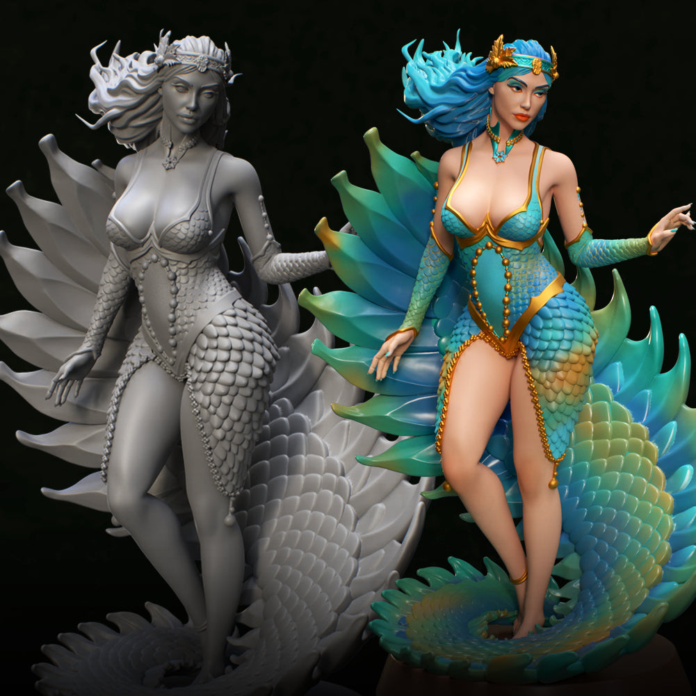 Mystic Makers Miniatures - Morgana Seawhisper - 75mm Pin Up/Figure/Model/Diorama