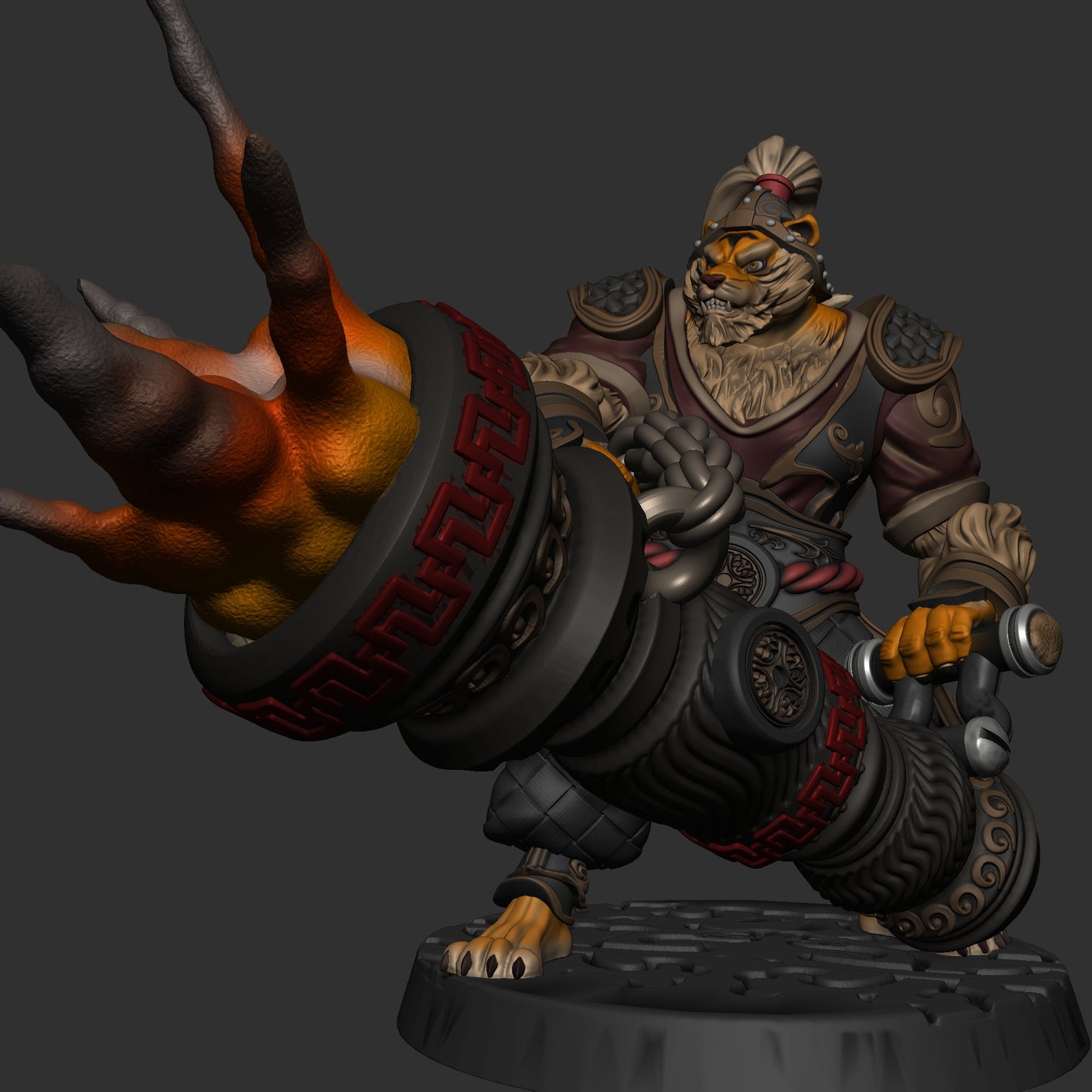 Mojibake - Battle for Xiuyu - Tabaxi Artificers - DnD/TTRPG Figure/Miniature - Helios3DPrinting
