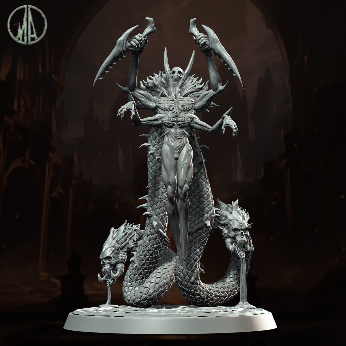 Monolith Arts - Underworld Creatures - Asmodeus #2 - DnD/TTRPG Figure/Miniature