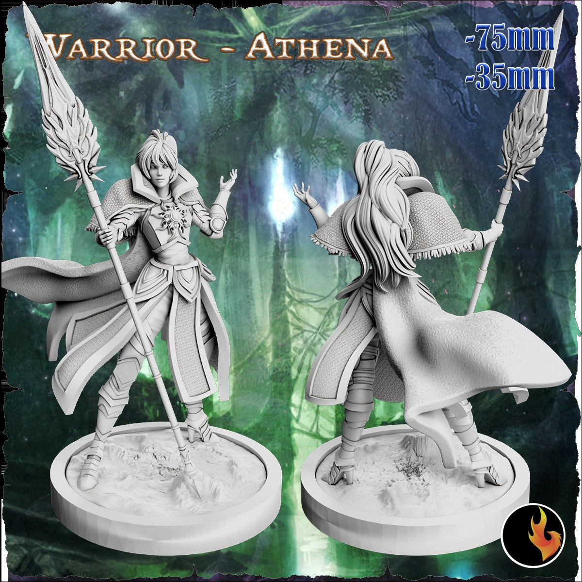 Ravi - Fantasy Girls #2 - Athena, Warrior - 75mm Pin Up/Figure/Model/Diorama