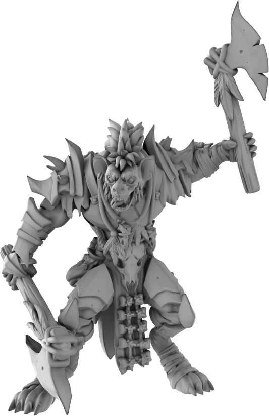 Brayan Nafarrate - Gnoll Axe #1 - DnD/TTRPG Figure/Miniature